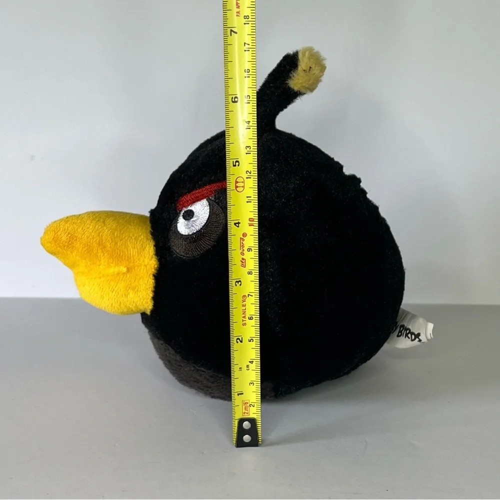 Angry Birds 2011 Plush Bomb Black Bird Good Stuff Toys 7”